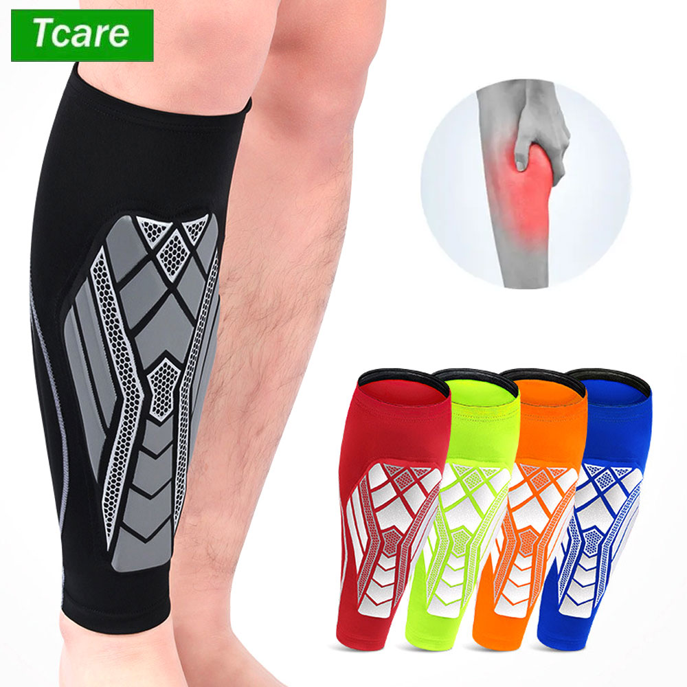 Compression Calf Sleeve - 1 Stück Waden-Kompressionshülsen mit EVA-Pad für