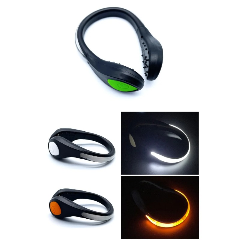 Running Gear Outdoor - Neues leuchtendes Schuhclip-Licht, LED-Sicherheitswarnlicht für Outdoor-Nachtlauf,