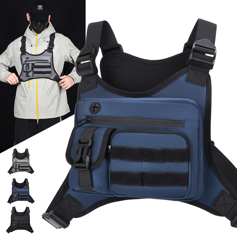 Running Gear Outdoor - Taktische Brusttasche für Herren, Wasserdichte Crossbody-Tragetasche,