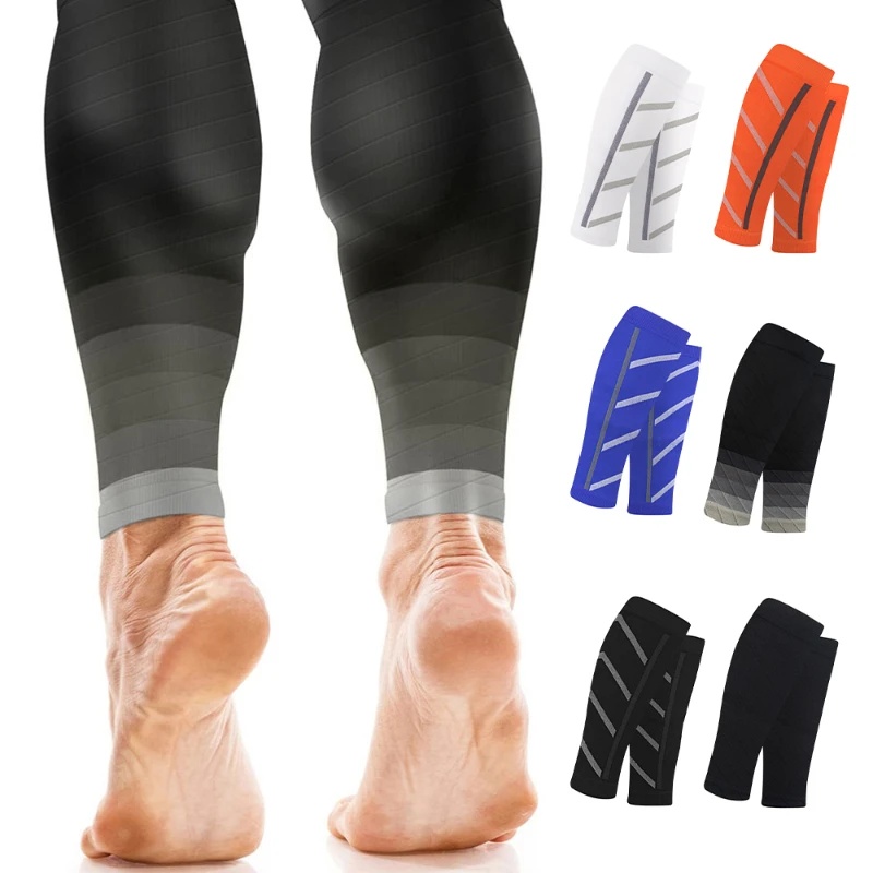 Compression Calf Sleeve - Kompressions-Wadenstulpen, Druckunterstützende Beinschoner für Marathon-Lauf und