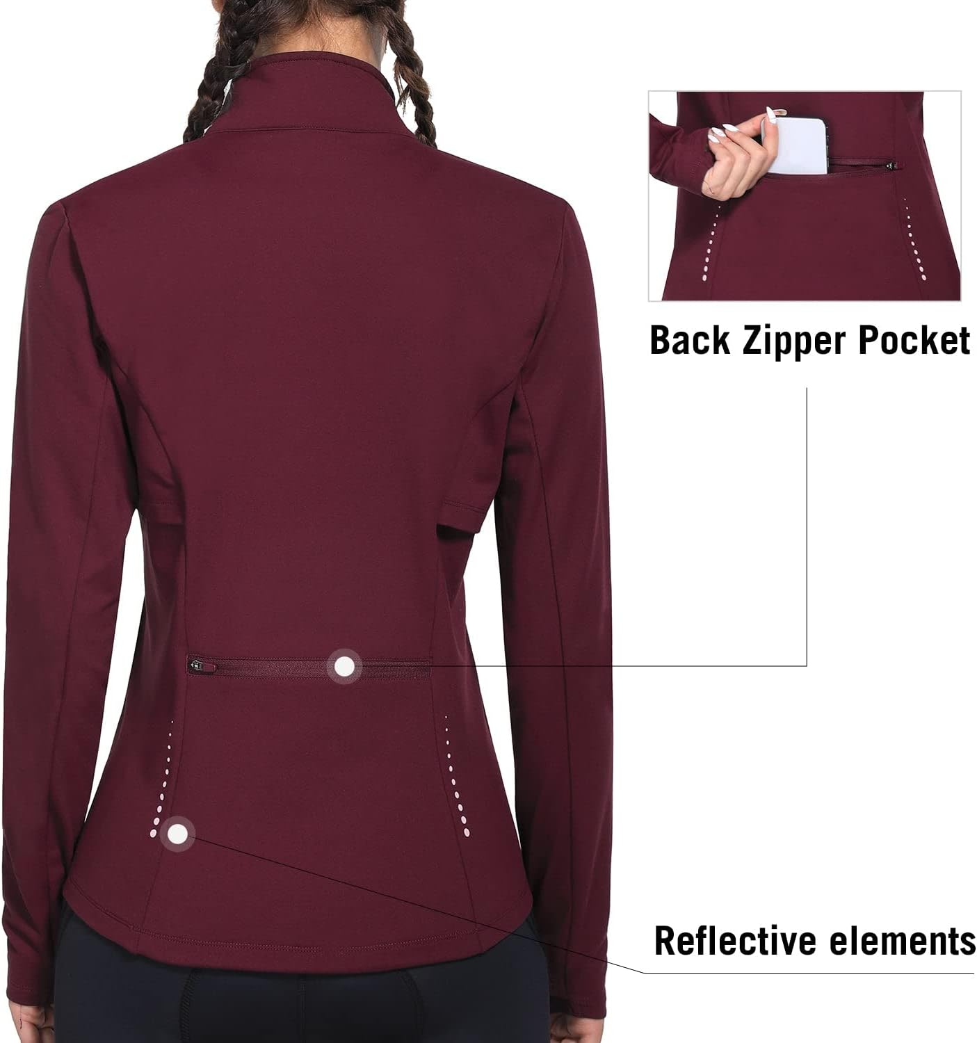 Damen Winter Kälteschutz Reißv – Running Gear For Cold Weather Bewertung und Preis