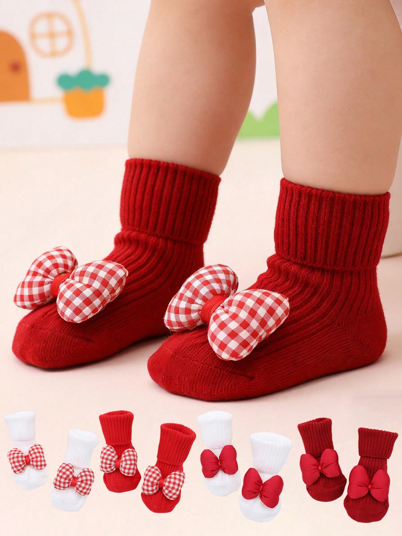 4 Paar Baby-Mädchen-Crew-Socke – Anti Blister Sock Bewertung und Preis
