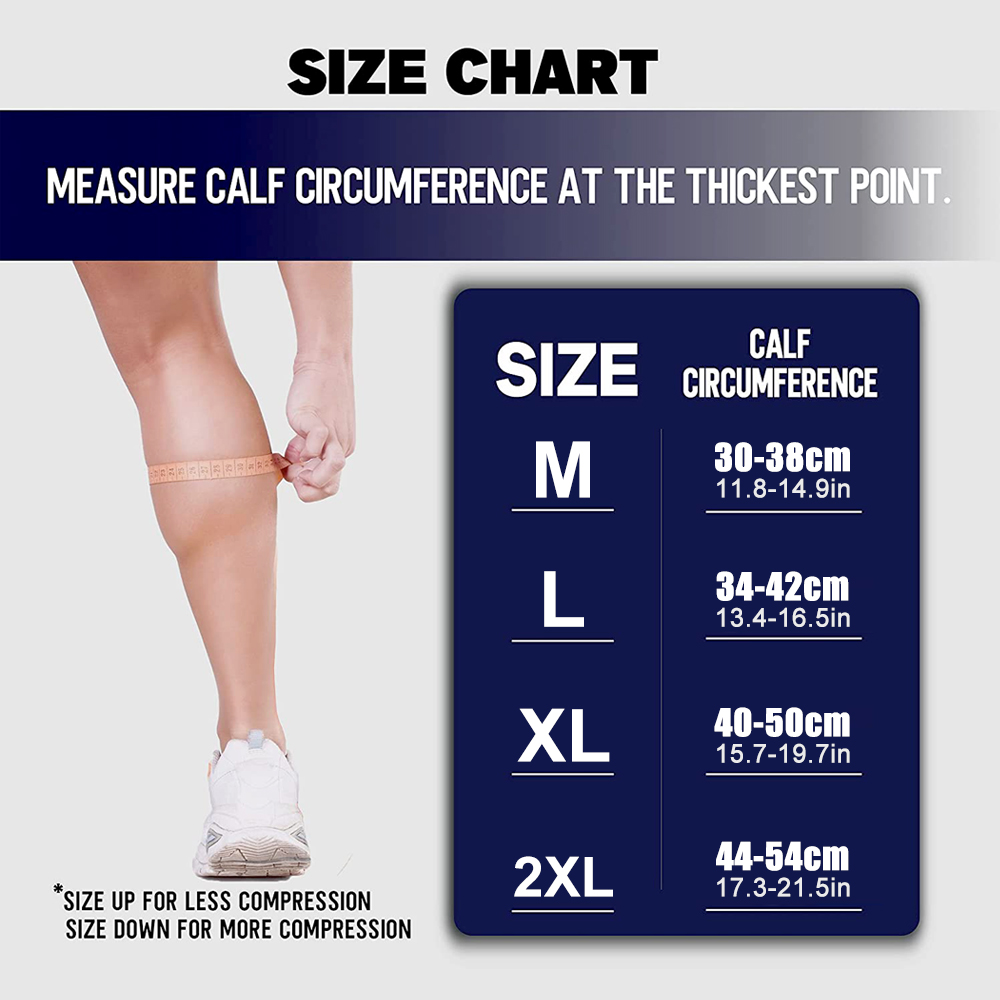 1 Stück Waden-Kompressionshüls – Compression Calf Sleeve Bewertung und Preis
