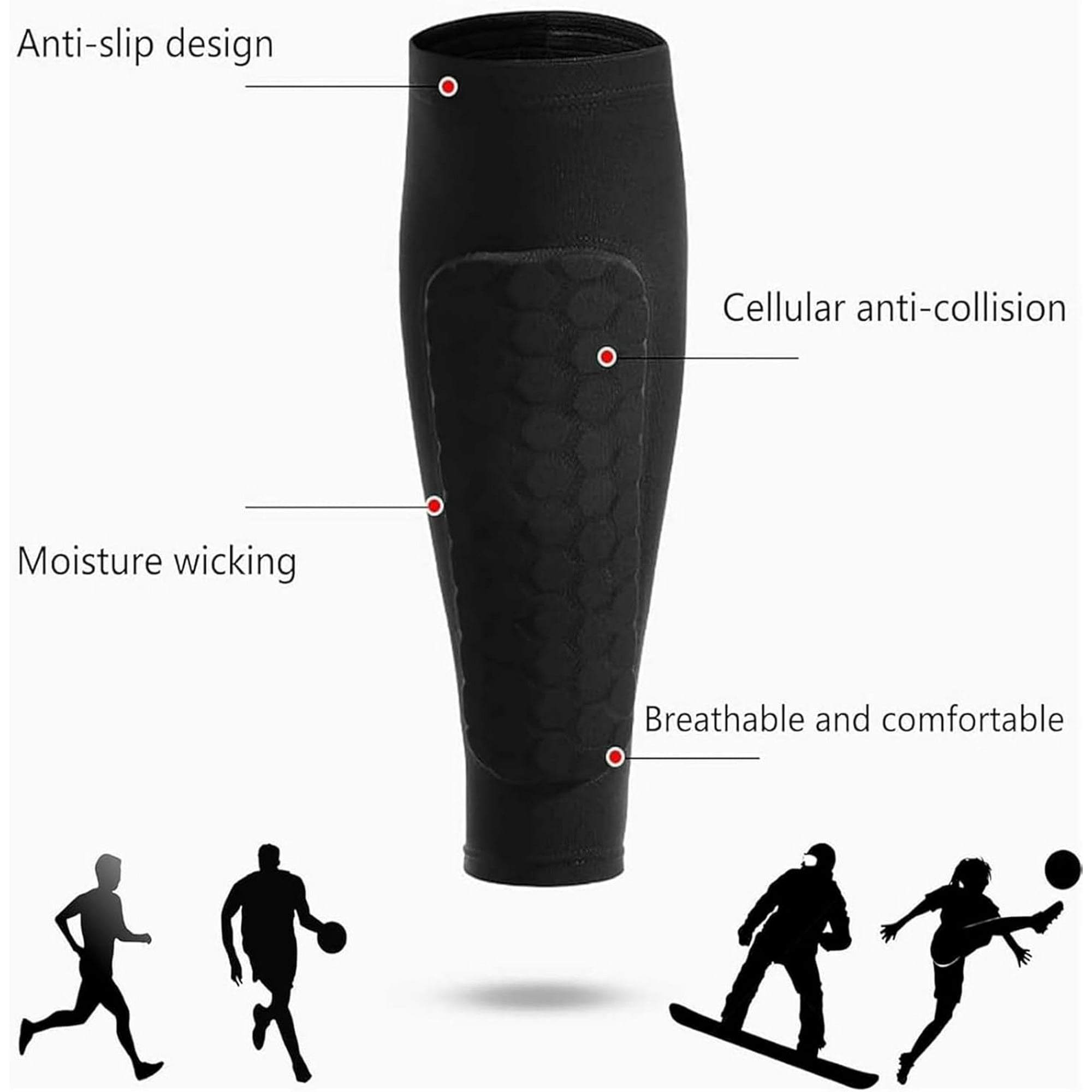 Fußball-Schienbeinschoner, Sch – Compression Calf Sleeve Bewertung und Preis