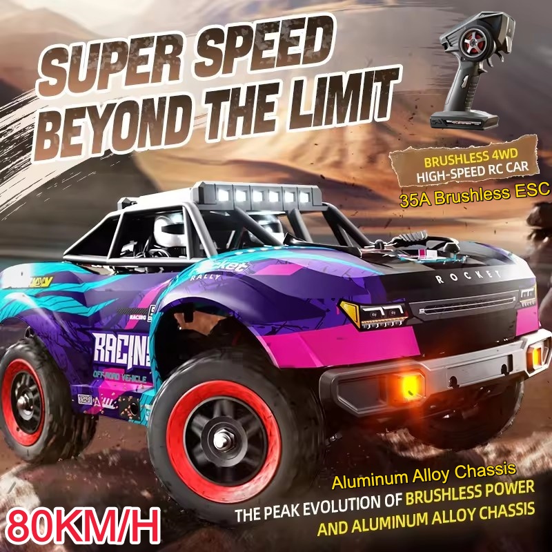 80KM/H Bürstenloser RC-Rennwag – Running Gear Truck Bewertung und Preis
